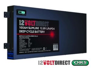100Ah Slimline Lithium Battery
